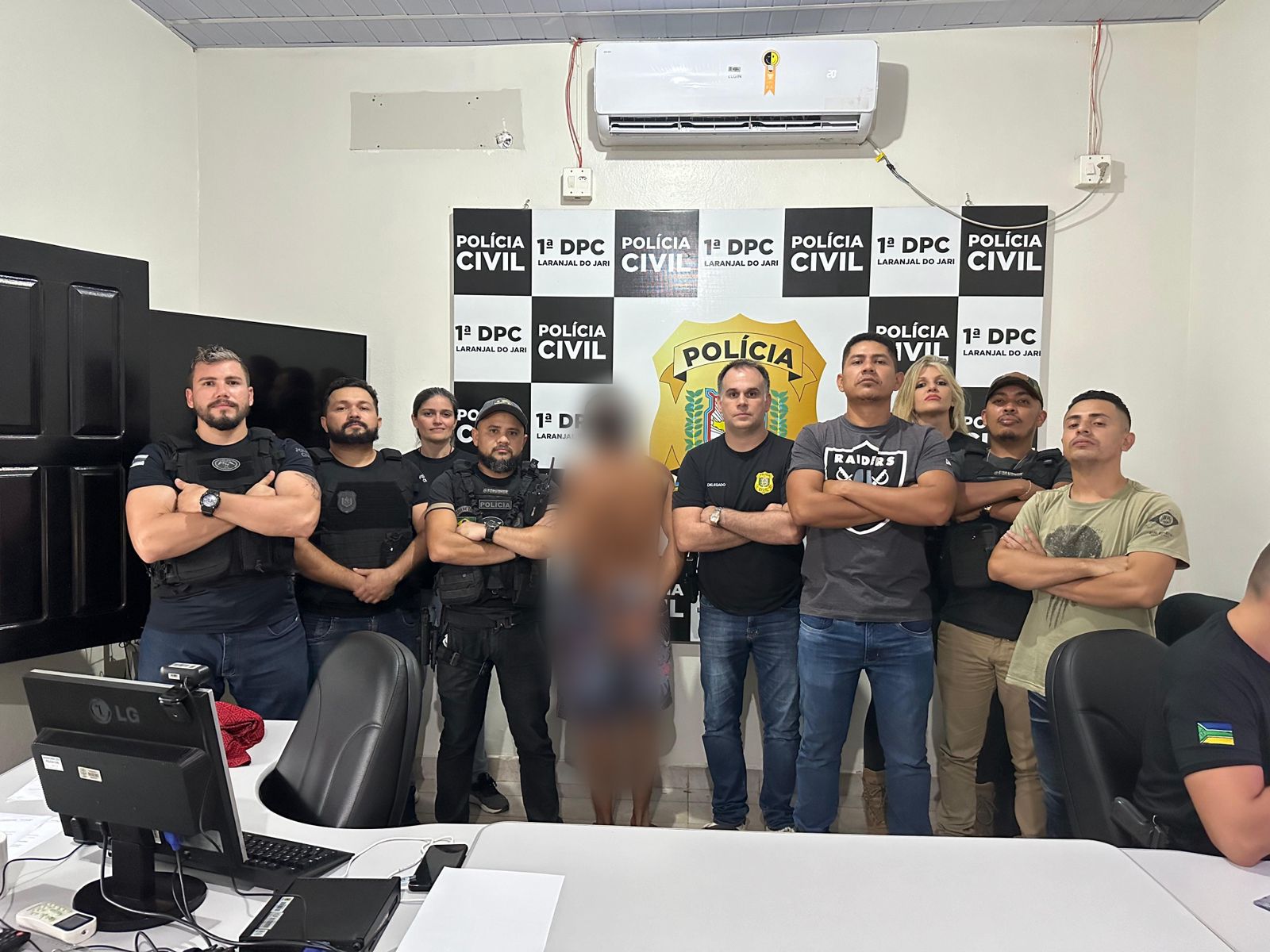 EM LARANJAL DO JARI, POLÍCIA CIVIL PRENDE HOMEM ACUSADO DE TENTANTIVA DE FEMINICÍDIO